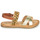 Shoes Girl Sandals Kickers DYACROSS Gold / Leopard