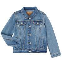 Clothing Girl Denim jackets Levi's 3E4388-M0K Blue