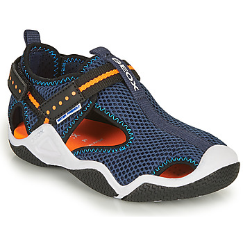 Shoes Boy Sports sandals Geox JR WADER Marine / Orange