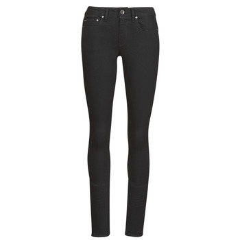 material Women Skinny jeans G-Star Raw Midge Zip Mid Skinny Wmn  black