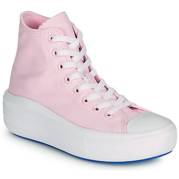 Shoes Women High top trainers Converse CHUCK TAYLOR ALL STAR MOVE ANODIZED METALS HI Pink