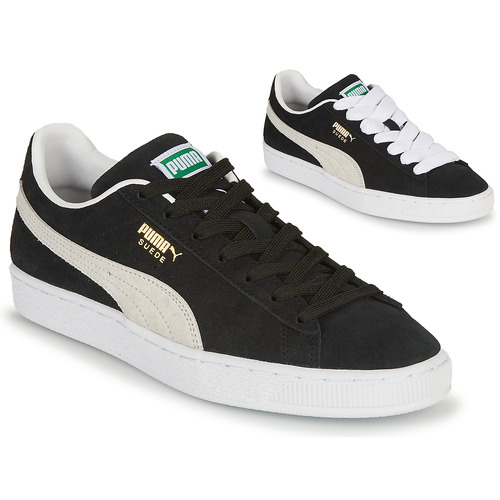 Puma SUEDE Black - Fast delivery | Spartoo Europe ! - Shoes Low top ...