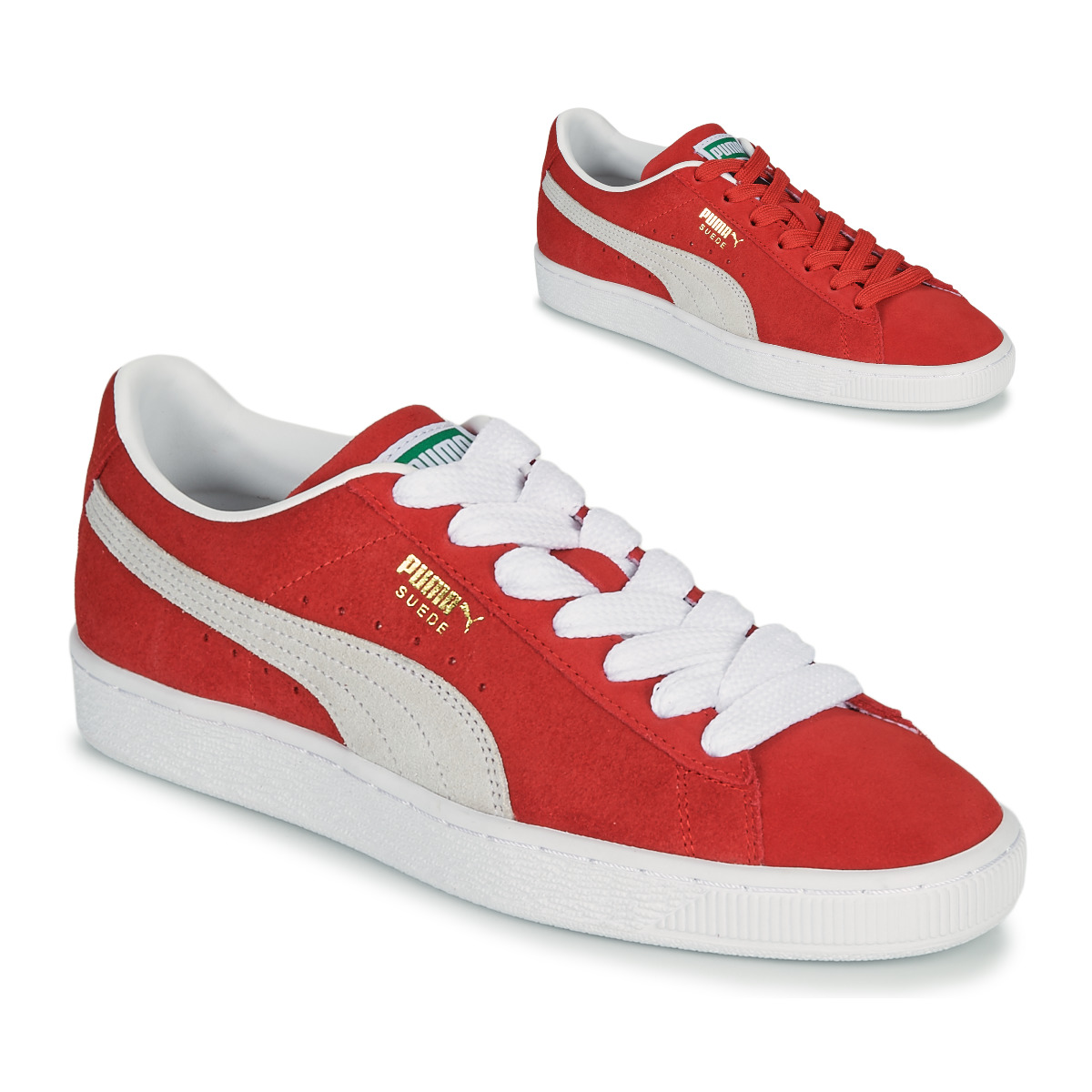 red low top pumas
