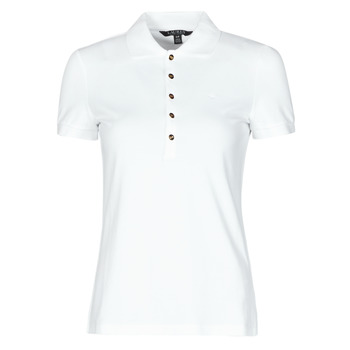 Clothing Women short-sleeved polo shirts Lauren Ralph Lauren KIEWICK White