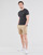 Clothing Men short-sleeved t-shirts Polo Ralph Lauren T-SHIRT AJUSTE EN COTON Black