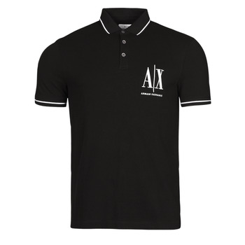 Clothing Men short-sleeved polo shirts Armani Exchange 8NZFPA-Z8M5Z Black