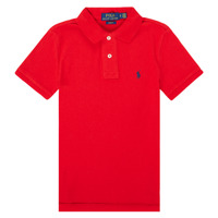 material Boy short-sleeved polo shirts Polo Ralph Lauren FRANCHI Red