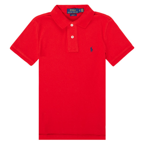 Polo Ralph Lauren FRANCHI Red - Fast delivery | Spartoo Europe ! - Clothing  short-sleeved polo shirts Child 87,00 €