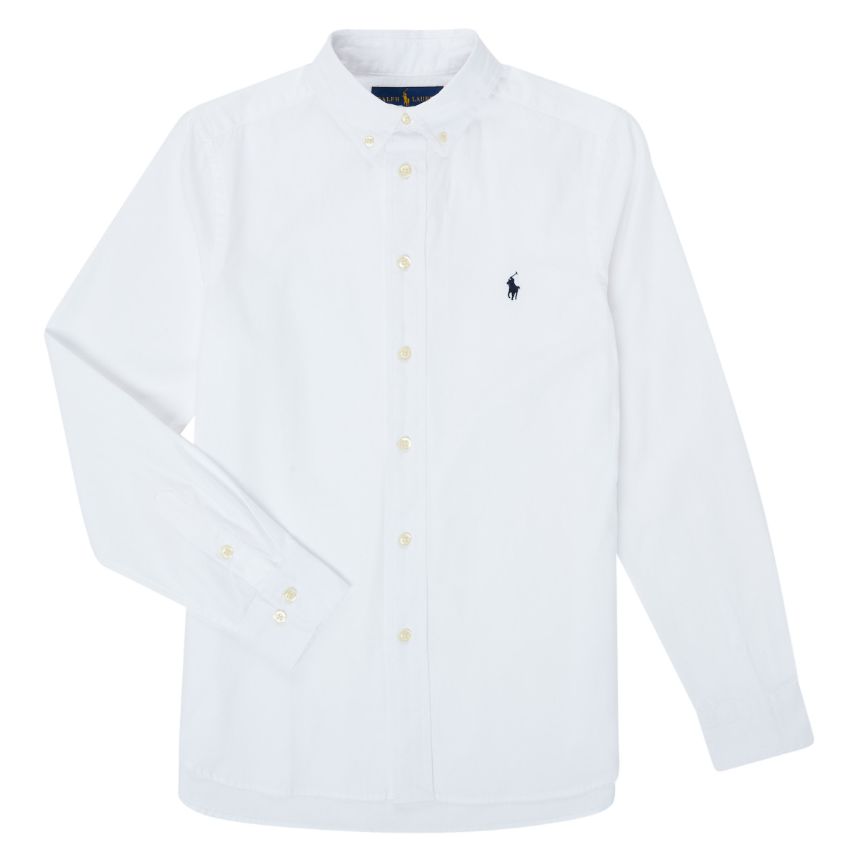 Clothing Children long-sleeved shirts Polo Ralph Lauren TOUNIA White