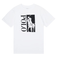 Clothing Boy short-sleeved t-shirts Polo Ralph Lauren CROPI White