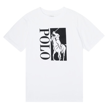 material Boy short-sleeved t-shirts Polo Ralph Lauren CROPI White
