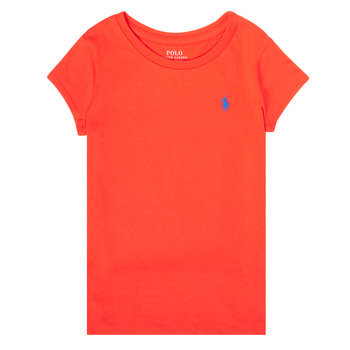 Clothing Girl short-sleeved t-shirts Polo Ralph Lauren SIDONIE Red