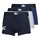 Underwear Men Boxer shorts Lacoste BACCKO Marine / White / Grey