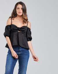 material Women Blouses Guess SS ONORIA TOP Black