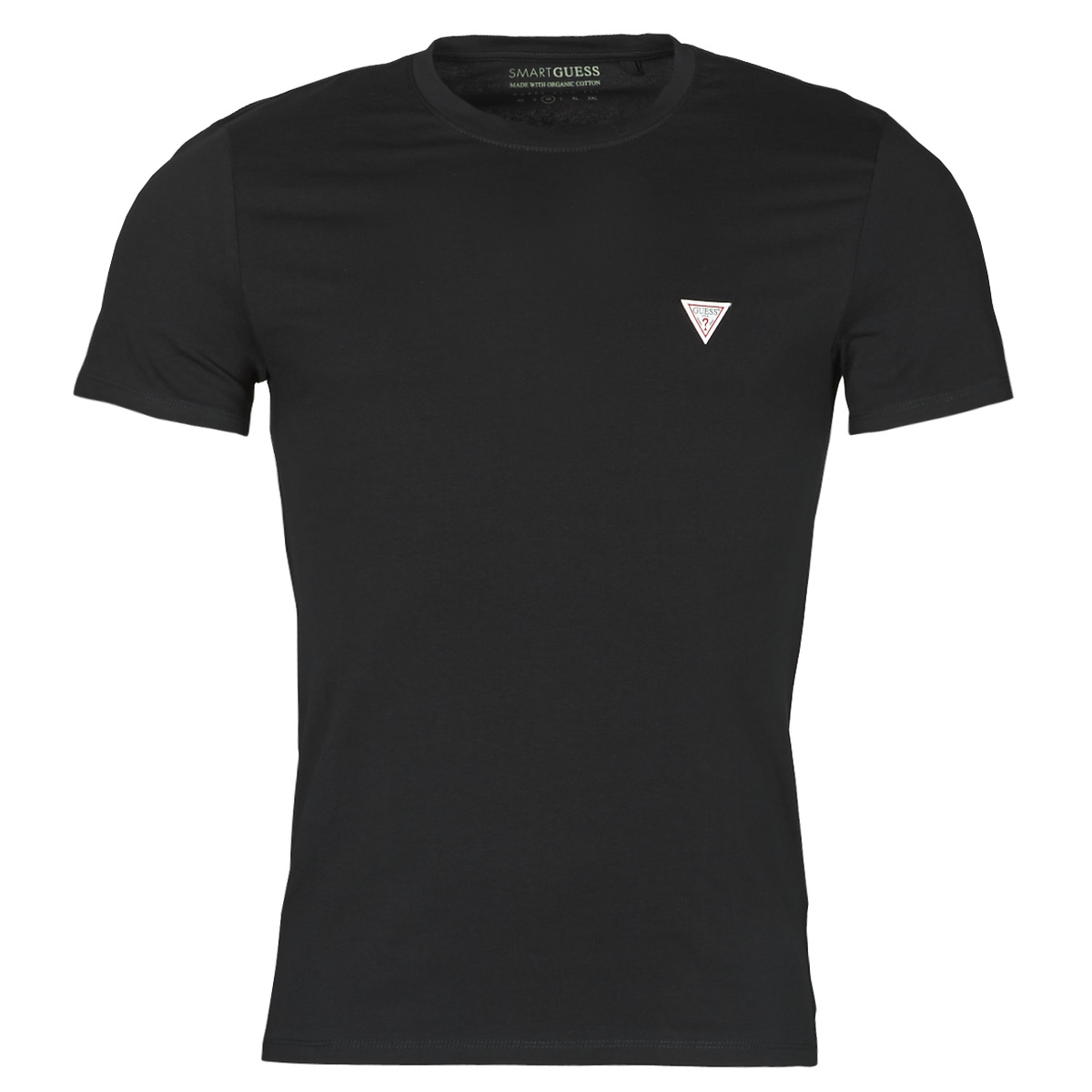 Clothing Men short-sleeved t-shirts Guess CN SS CORE TEE Black