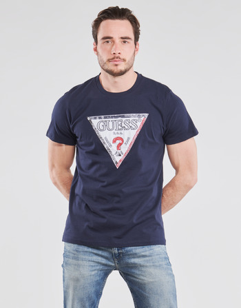Guess TRIESLEY CN SS TEE Marine