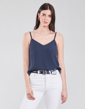 material Women Blouses Tommy Jeans TJW CAMI TOP Marine