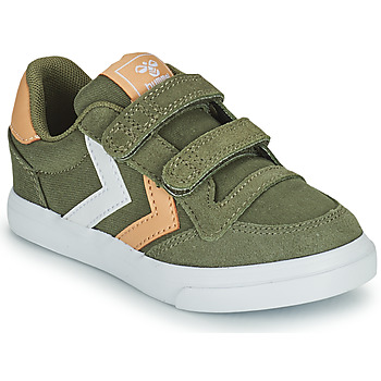 Shoes Children Low top trainers Hummel STADIL LOW JR Green