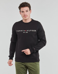 material Men sweaters Tommy Hilfiger TOMMY LOGO SWEATSHIRT Black