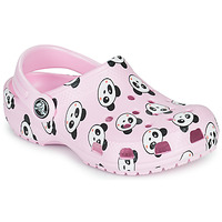 Shoes Girl Clogs Crocs CLASSIC PANDA PRINT CLOG K Pink / Panda