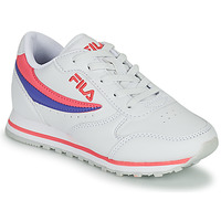 Shoes Girl Low top trainers Fila ORBIT LOW KIDS White / Pink