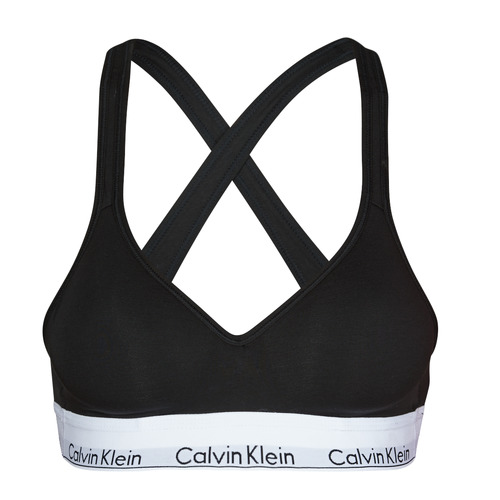 Calvin Klein Jeans MODERN COTTON BRALETTE LIFT Black - Fast delivery