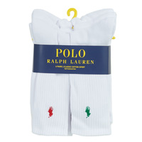Accessorie Men Sports socks Polo Ralph Lauren ASX110 6 PACK COTTON White