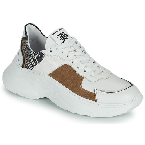 Shoes Women Low top trainers John Galliano MISTEY White