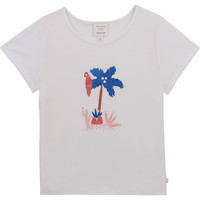 Clothing Girl short-sleeved t-shirts Carrément Beau Y15383-10B White