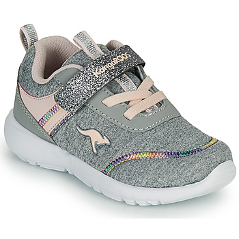 Shoes Boy Low top trainers Kangaroos KY-CHUMMY EV Grey / Pink