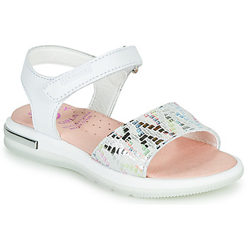 Shoes Girl Sandals Pablosky CAMMI White / Multicolour