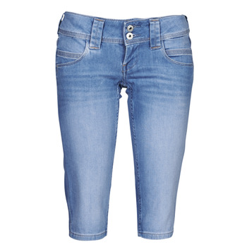 material Women cropped trousers Pepe jeans VENUS CROP Blue