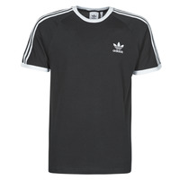 material Men short-sleeved t-shirts adidas Originals 3-STRIPES TEE Black