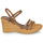 Shoes Women Sandals Unisa RENERA Brown / Python