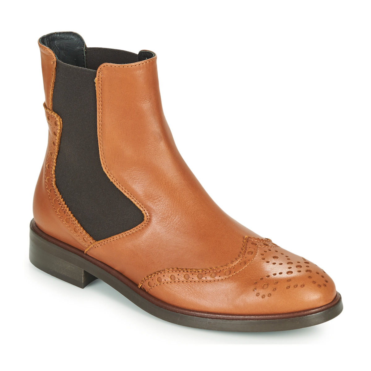 Shoes Women Mid boots Fericelli CRISTAL Camel