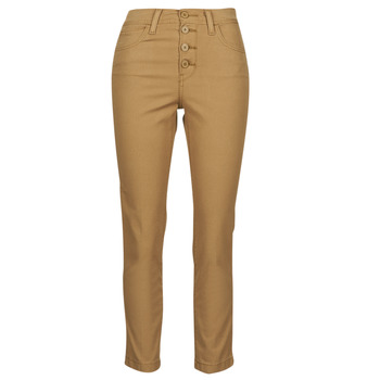 material Women 5-pocket trousers Levi's SOFT CANVAS TOASTED COCONUT OD Beige