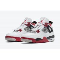 Shoes Low top trainers Nike Jordan 4 Tech Red White/Fire Red/Black/Tech Grey