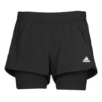 material Women Shorts / Bermudas adidas Performance PACER 3S 2 IN 1 Black