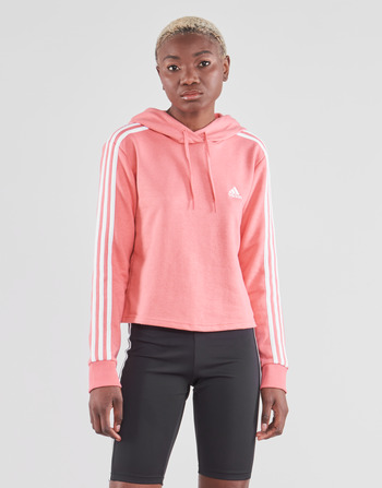 material Women sweaters adidas Performance W 3S FT CRO HD Pink