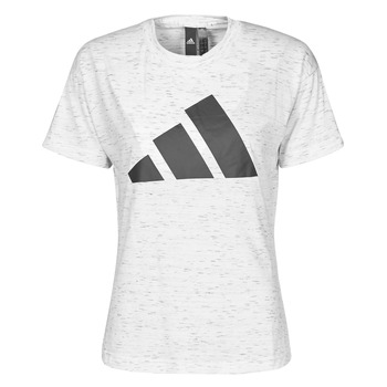 material Women short-sleeved t-shirts adidas Performance W WIN 2.0 TEE White