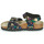 Shoes Girl Sandals Birkenstock RIO Black / Multicolour