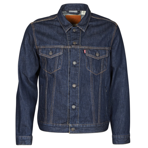 Levi's THE TRUCKER JACKET Blue - Fast delivery | Spartoo Europe ! -  Clothing Denim jackets Men 132,00 €