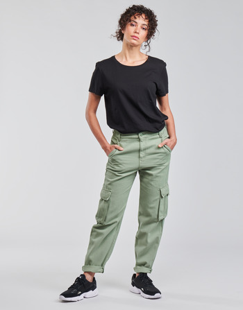 Clothing Women Cargo trousers  Levi's LOOSE CARGO Grey / Green