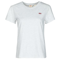 material Women short-sleeved t-shirts Levi's PERFECT TEE Grey