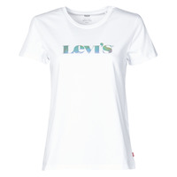 material Women short-sleeved t-shirts Levi's THE PERFECT TEE White