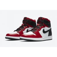 Shoes Low top trainers Nike Air Jordan 1 High WMNS Satin Snake Gym Red/White-Black