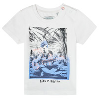 Clothing Boy short-sleeved t-shirts Ikks XS10051-19 White
