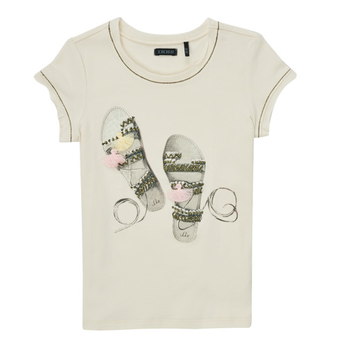 Clothing Girl short-sleeved t-shirts Ikks XS10132-11-J White