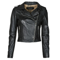 material Women Leather jackets / Imitation leather Oakwood ALIZEE Black