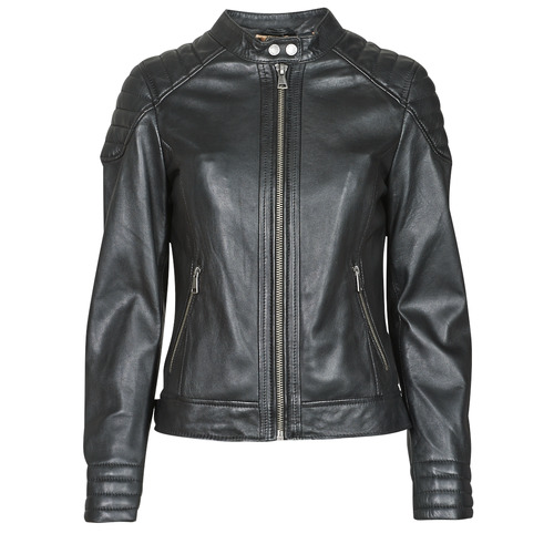 material Women Leather jackets / Imitation leather Oakwood ELLA Black